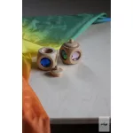 BAUSPIEL FOGTARTÓ DOBOZKA TETŐVEL, 1 DB - RAINBOW VAGY PASZTELL