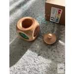 BAUSPIEL FOGTARTÓ DOBOZKA TETŐVEL, 1 DB - RAINBOW VAGY PASZTELL