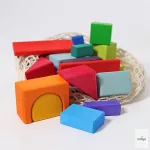 GRIMM'S GEO ÉPÍTŐSZETT,  SZÍNES - 30 DB 