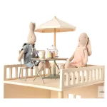 MAILEG KERTI KÉSZLET, ASZTAL SZÉKKEL ÉS PADDAL -  NAGYOBB