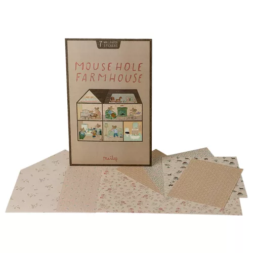 MAILEG TAPÉTA BABAHÁZBA, 7 DB-OS 