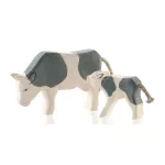 VACA OSTHEIMER NEGRU&ALB PĂȘUNÂND