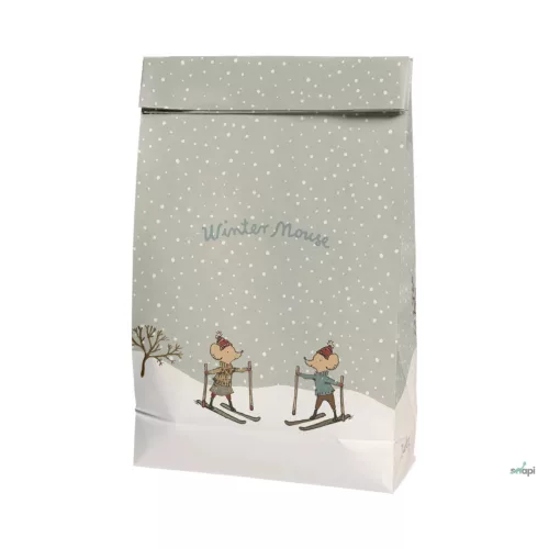 MAILEG AJÁNDÉKTASAK, WINTER MOUSE - NAGYOBB