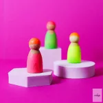 GRIMM'S NEON BARÁTOK, MIX - 3 KÜLÖNBÖZŐ FÁBÓL