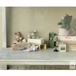 MAILEG NAGY TESTVÉR EGÉRFIÚ GYUFÁSDOBOZBAN, MÁGNESES MANCSOKKAL