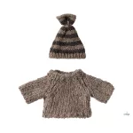 MAILEG RUHA NAGYTESTVÉR EGÉRFIÚ - KÖTÖTT PULÓVER ÉS SAPKA