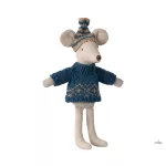 MAILEG RUHA APA EGÉR - KÖTÖTT PULÓVER ÉS SAPKA