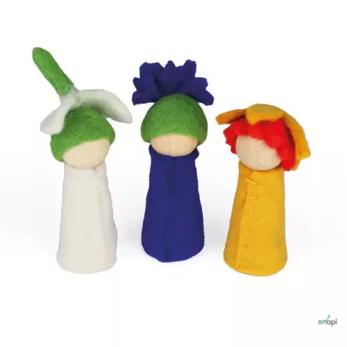 BAUSPIEL VIRÁGGYERMEK, 1 DARAB - TAVASZ 13 CM MAGAS