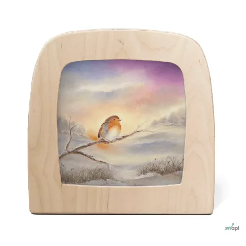 TOVERLUX KÉP A LÁMPÁBA,  Baukje Exler - Winter Robin Silhouette
