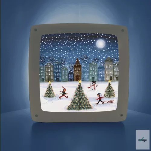 BIJDEHANSJE – IMAGINE PENTRU LAMPĂ, PATINAJ DE CRĂCIUN
