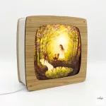 BIJDEHANSJE PREMIUM PLUS LAMPĂ, NUCA - FĂRĂ IMAGINE (REGULABILĂ)