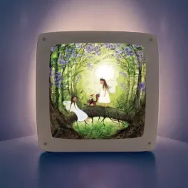 BIJDEHANSJE - IMAGINE PENTRU LAMPĂ, FAIRIES WITH SQUIRREL