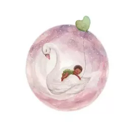   BIJDEHANSJE  KERESZTELŐ, BABAPARTI MEGHÍVÓ - LULLABABY LILAC