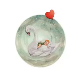   BIJDEHANSJE  KERESZTELŐ, BABAPARTI MEGHÍVÓ - LULLABABY EMERALD