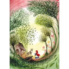 BIJDEHANSJE LAP - LITTLE RED RIDING HOOD