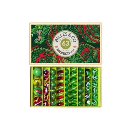BILLES & CO ÜVEGGOLYÓ SZETT -  JADE DRAGON BOX