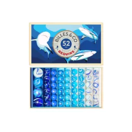 BILLES & CO ÜVEGGOLYÓ SZETT -  REQUINS BOX