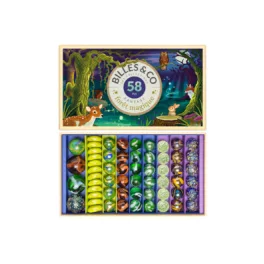 BILLES & CO ÜVEGGOLYÓ SZETT -  FOREST MAGIC BOX
