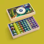 BILLES & CO ÜVEGGOLYÓ SZETT -  FOREST MAGIC BOX