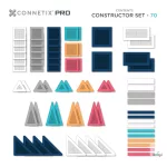 SET CONSTRUCTOR CONNETIX PRO, 70 PIESE