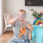SET CONNETIX CLEAR DREPTUNGHIURI, 12 BUCĂȚI