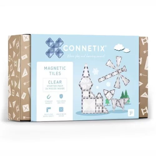 SET CONNETIX CLEAR ÎNCEPĂTOR, 34 BUCĂȚI