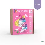CONNETIX GLITTER UNICORN PACK, 56 PCS