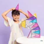 CONNETIX GLITTER UNICORN PACK, 56 PCS