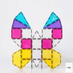 CONNETIX GLITTER UNICORN PACK, 56 PCS