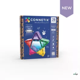 CONNETIX LIGHT STAR/ VILÁGÍTÓ CSILLAG SZETT, 28 DB-OS
