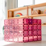CONNETIX SET PLACĂ DE BAZĂ PINK & BERRY, 2 BUCĂȚI