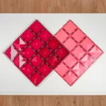 CONNETIX SET PLACĂ DE BAZĂ PINK & BERRY, 2 BUCĂȚI