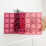 CONNETIX SET PLACĂ DE BAZĂ PINK & BERRY, 2 BUCĂȚI