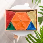 SET CONNETIX GEOMETRIE CURCUBEU, 30 BUCĂȚI
