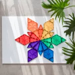 SET CONNETIX GEOMETRIE CURCUBEU, 30 BUCĂȚI
