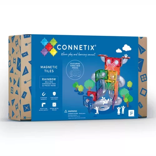 SET CONNETIX PISTĂ DE BILE CURCUBEU, 66 BUCĂȚI