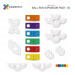 SET CONNETIX PISTĂ DE BILE CURCUBEU, 66 BUCĂȚI