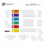 SET CONNETIX PISTĂ DE BILE CURCUBEU, 92 BUCĂȚI