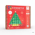 CONNETIX KARÁCSONYI GOLYÓPÁLYA SZETT, 71 DB - limitált 