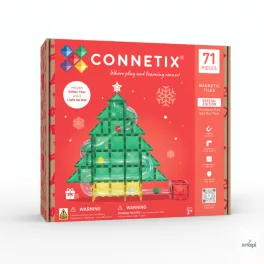 CONNETIX KARÁCSONYI GOLYÓPÁLYA SZETT, 71 DB - limitált 