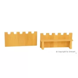 Zid de castel Drewart, 30 cm