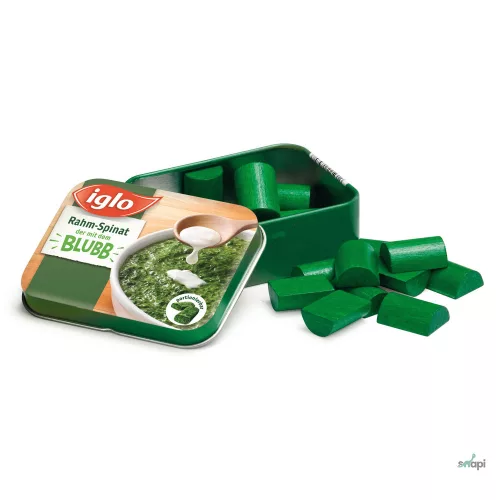ERZI FAJÁTÉK - IGLO SPENÓT FÉM DOBOZBAN