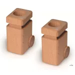 FAGUS SET COȘURI DE GUNOI NATURALE – 2 BUCĂȚI