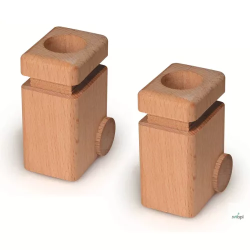 FAGUS SET COȘURI DE GUNOI NATURALE – 2 BUCĂȚI