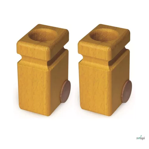 FAGUS SET COȘURI DE GUNOI GALBENE – 2 BUCĂȚI