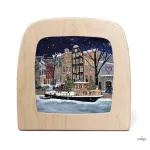 TOVERLUX KÉP A LÁMPÁBA, Gwen's Illustrations - Christmas in Amsterdam Silhouette