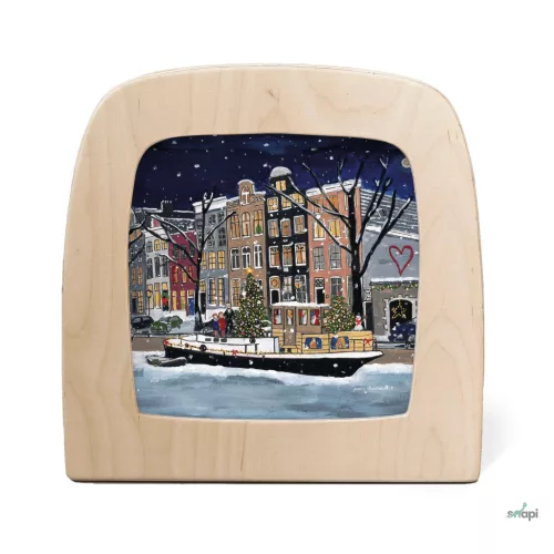 TOVERLUX KÉP A LÁMPÁBA, Gwen's Illustrations - Christmas in Amsterdam Silhouette