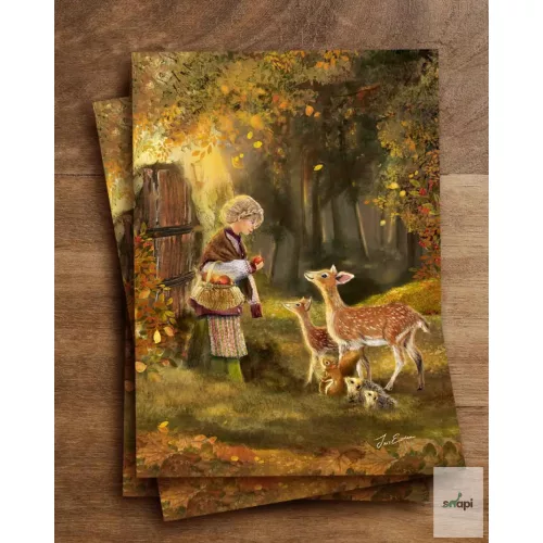 IRIS ESTHER KÉPESLAP - DEER DELIGHTS/ SZARVASOK