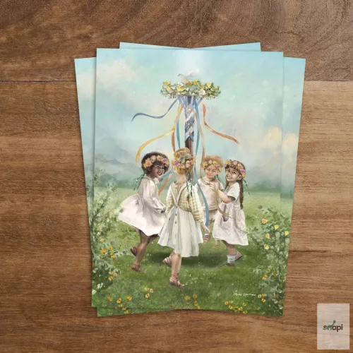 IRIS ESTHER KÉPESLAP - MAYPOLE DANCE/ MÁJUSFA TÁNC