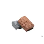MUFFIK egyensúlyozó kő, Rönk - barna